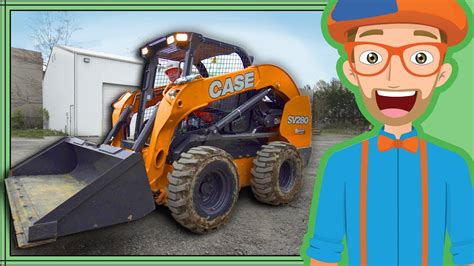 blippi skid steer loader|blippi truck wash videos.